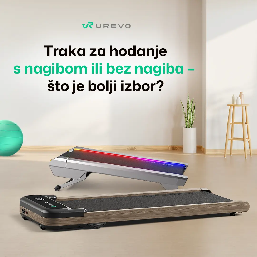 Traka za hodanje s nagibom ili bez nagiba – što je bolji izbor?
